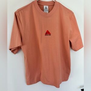 Nike ACG peach t shirt loose fit boxy